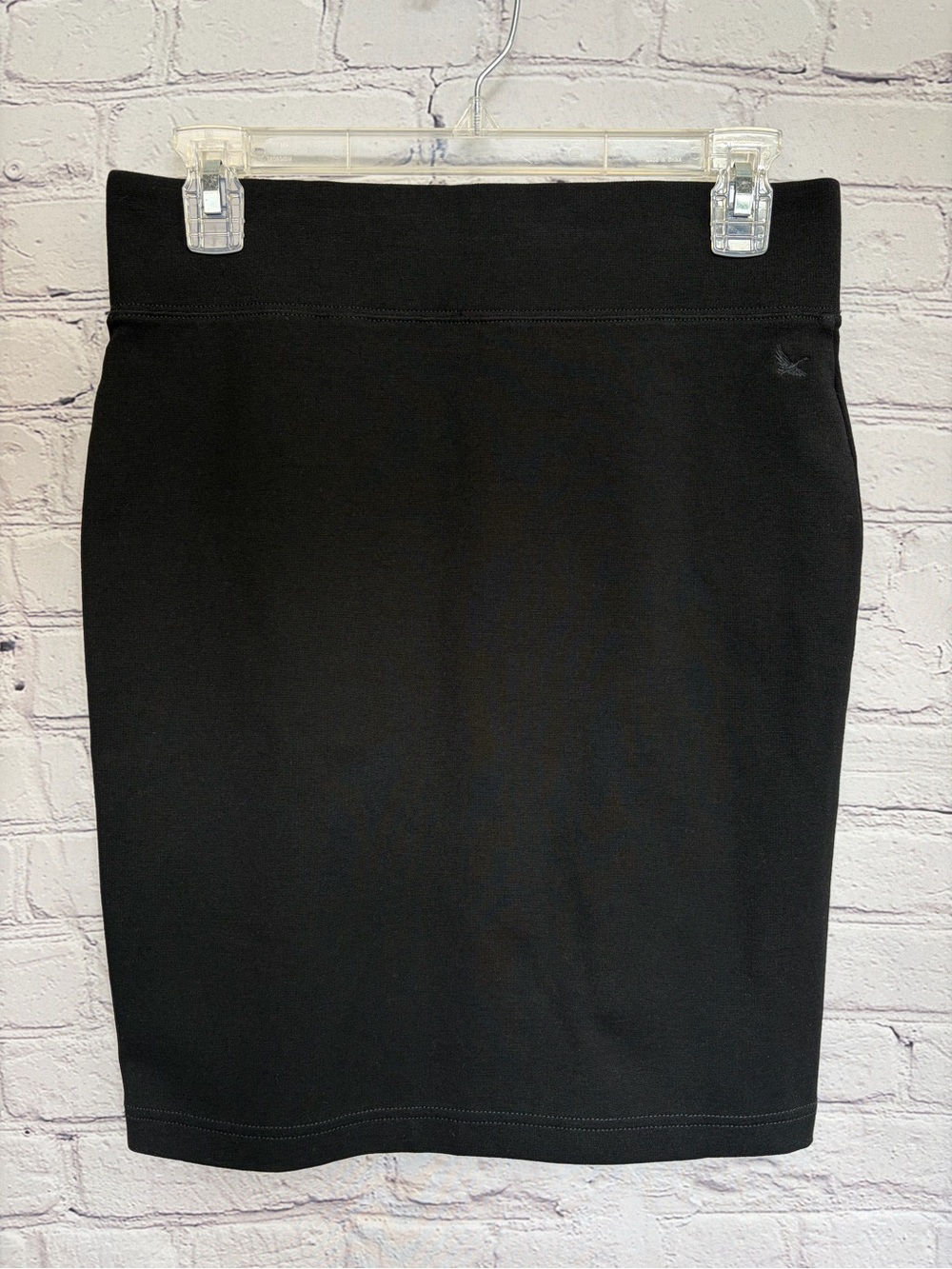 Eddie Bauer Stretch Ponte Pencil Skirt Black Sz XS